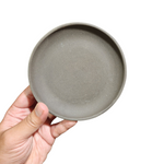 Charcoal ceramic saucer (L)