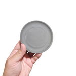 Charcoal ceramic saucer (M)